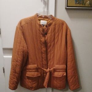 Universal Thread Women's Quilted Utility Jacket - Orange